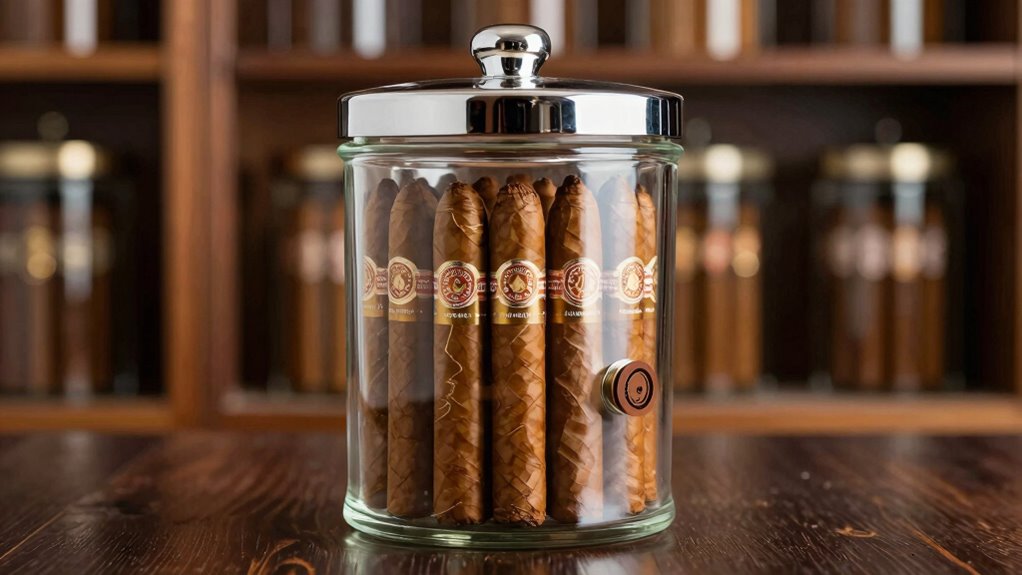 top cigar humidor jars