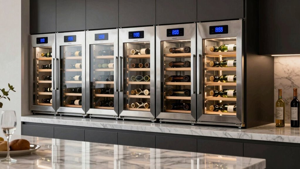 top dual zone wine coolers
