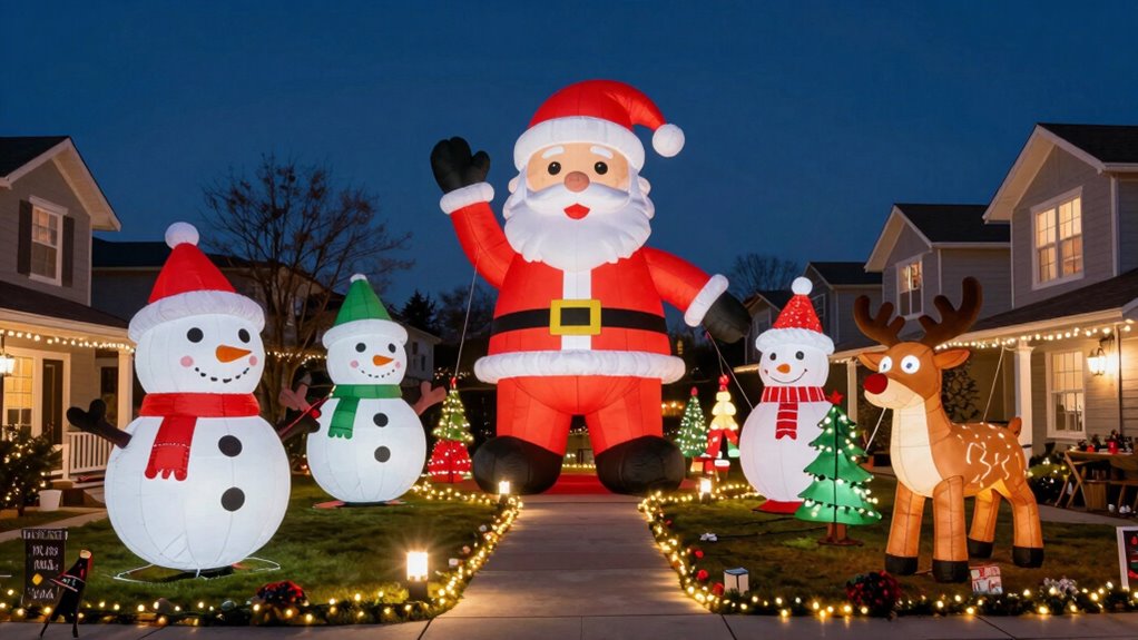 top inflatable holiday decorations