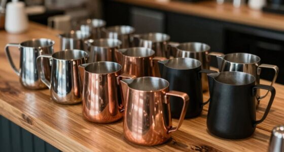top latte art milk pitchers