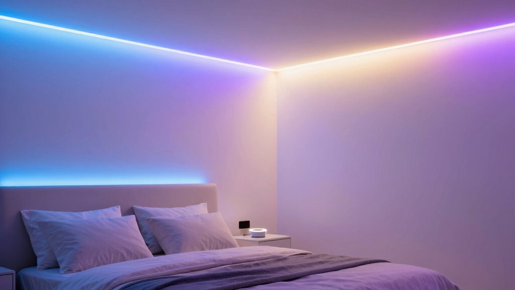 top led bedroom lighting