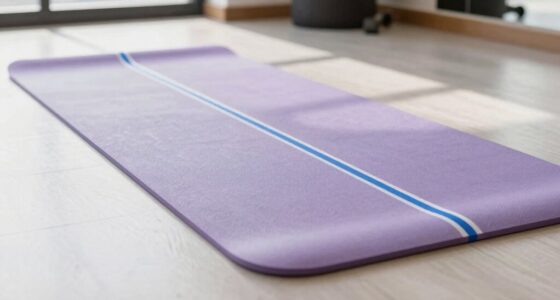 top mats with alignment lines