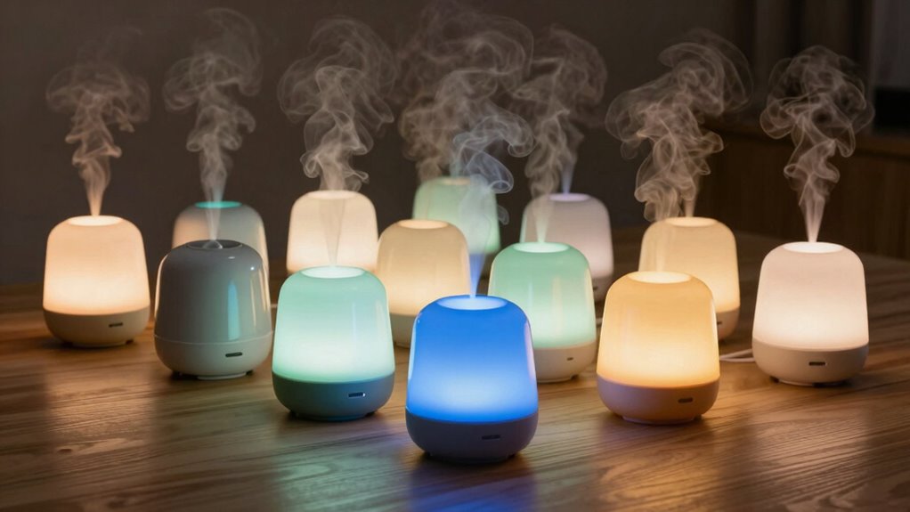 top oil diffuser humidifiers
