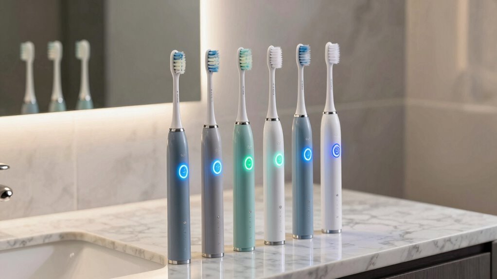 top pressure sensor electric toothbrushes