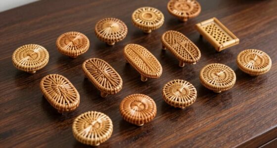 top rattan cabinet pulls