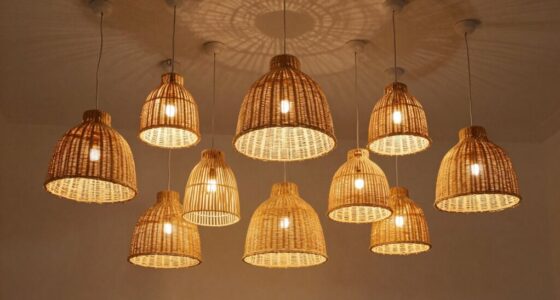 top rattan pendant lighting