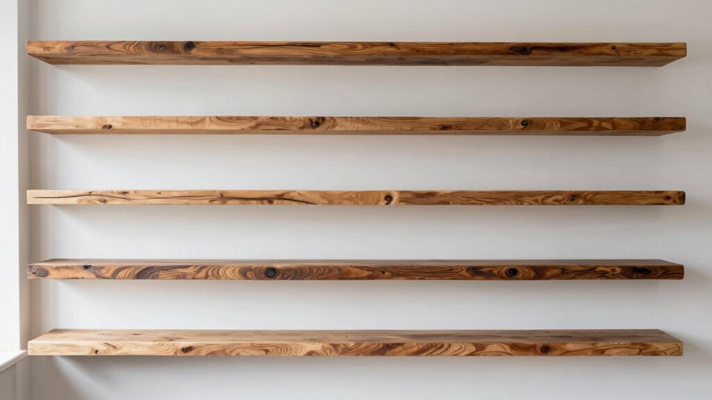 top reclaimed wood shelves