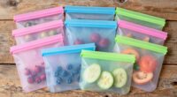 top silicone food storage bags