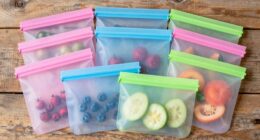 top silicone food storage bags
