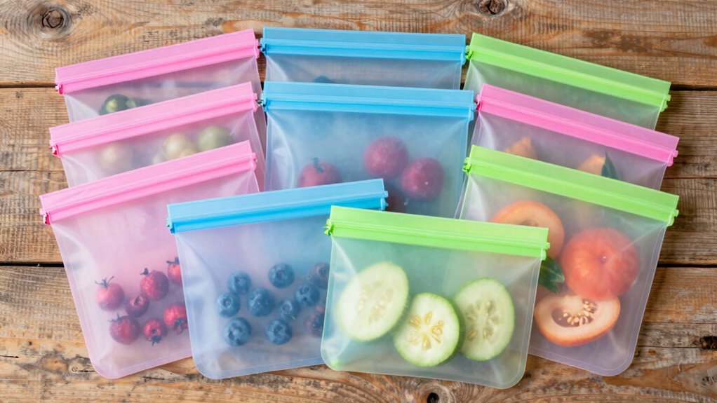top silicone food storage bags