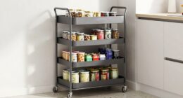 top slim pantry cart list