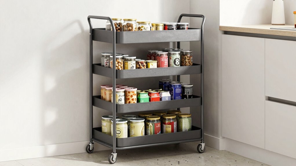 top slim pantry cart list