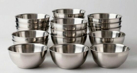 top stainless steel bowls