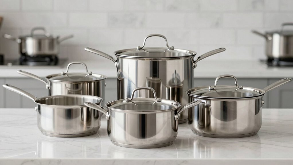 top stainless steel induction cookware