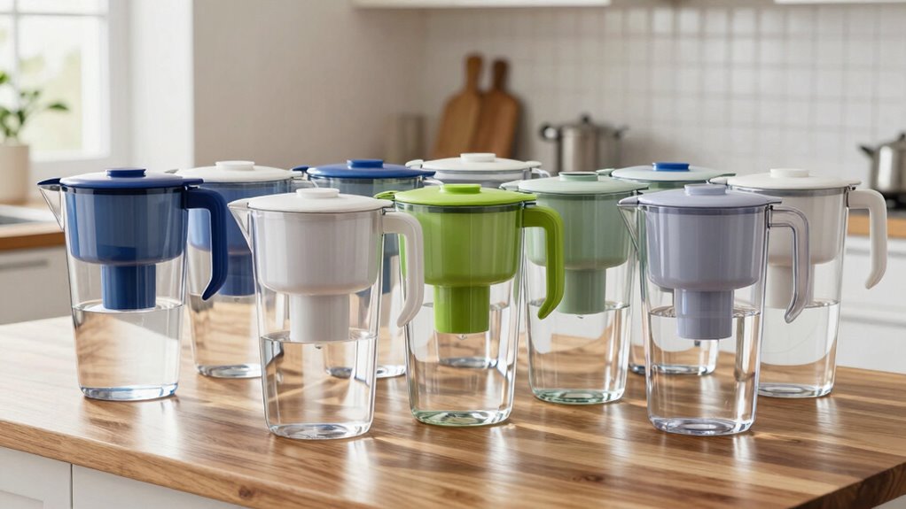 top water filter pitchers