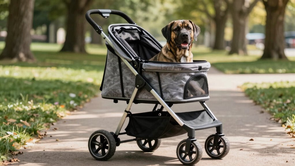 Verstellbare Hundebuggy-Features