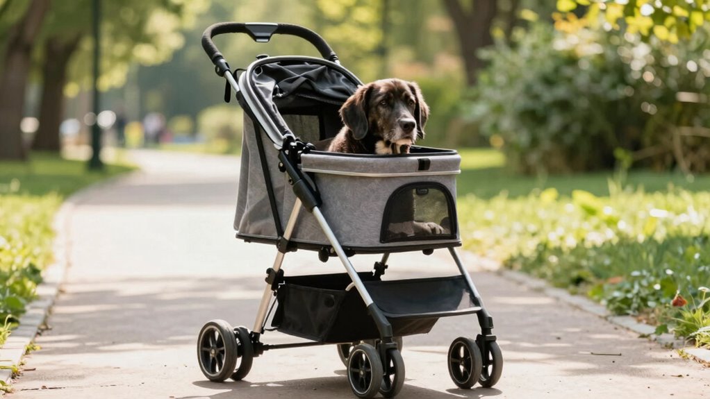 verstellbarer großer Hundewheelchair