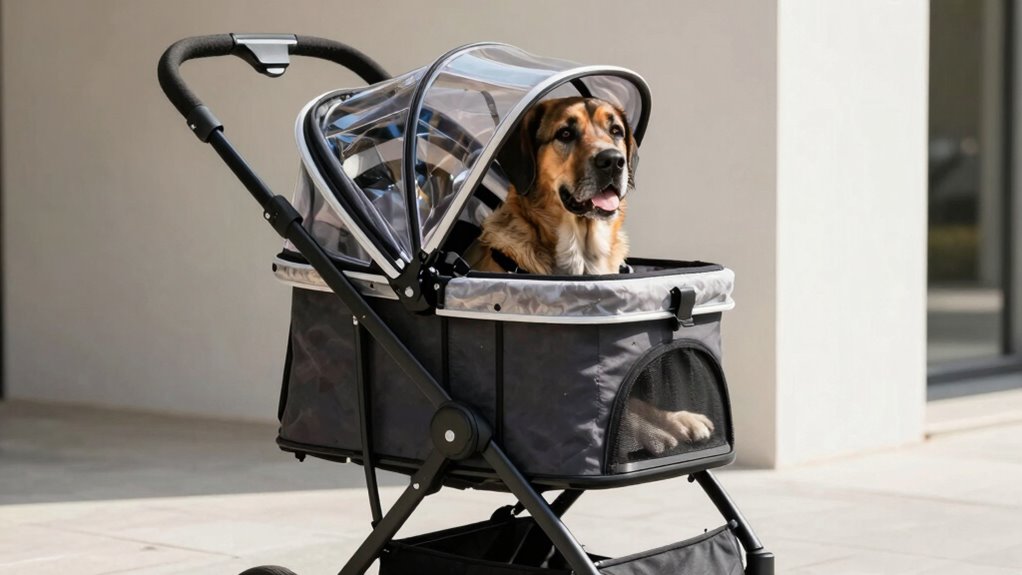 verstellbarer leichter Hundewagen