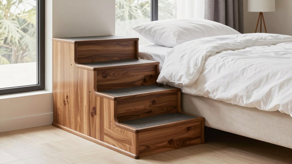 verstellbare rutschfeste Haustierleiter