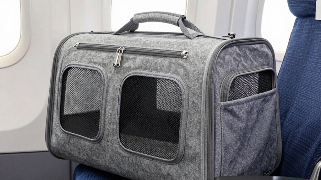 vom Fluggesellschaft genehmigte Reisetasche für Haustiere