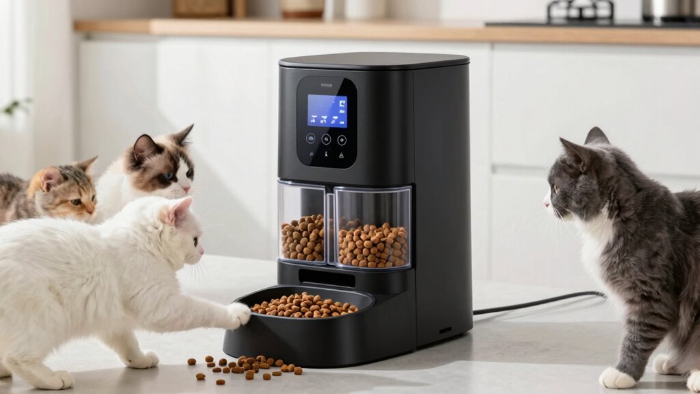 Automatischer Mehrkatzen-Futterspender mit 9l Kapazität