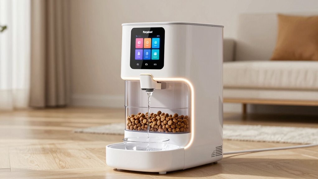 Robuster Haustierfutterspender mit Kapazität