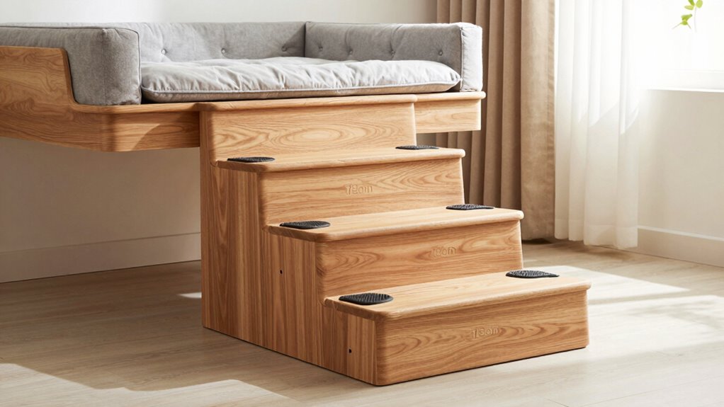 Fünfstufige rutschfeste Hundetreppe