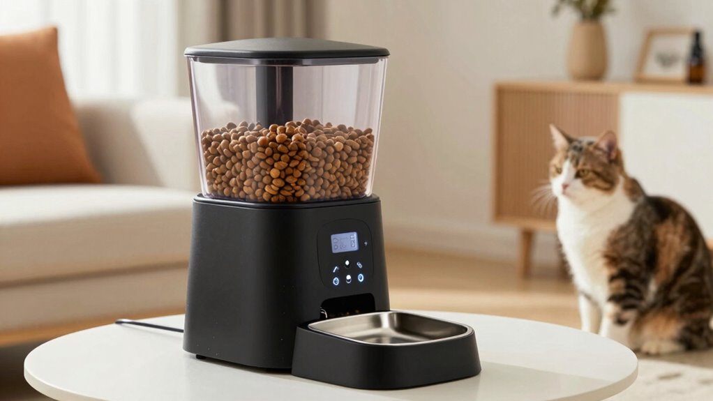 großer Kapazitäts-Automatfutterspender für Katzen