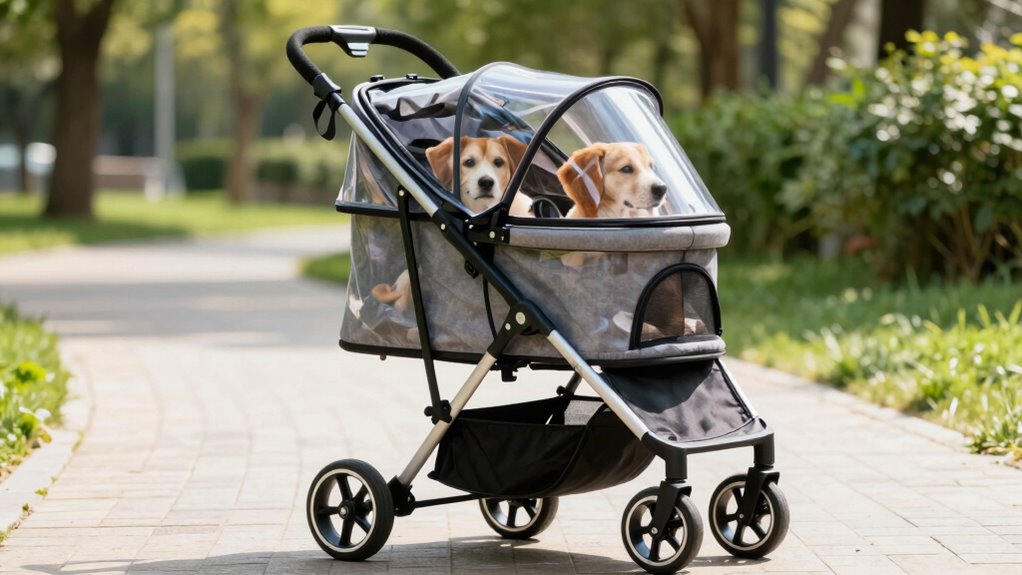 Merkmale eines mittelgroßen Hundewagens