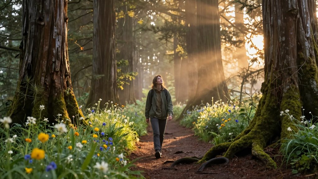 nature walks foster awe awareness