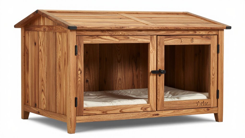 personalisiertes hölzernes Hundebox