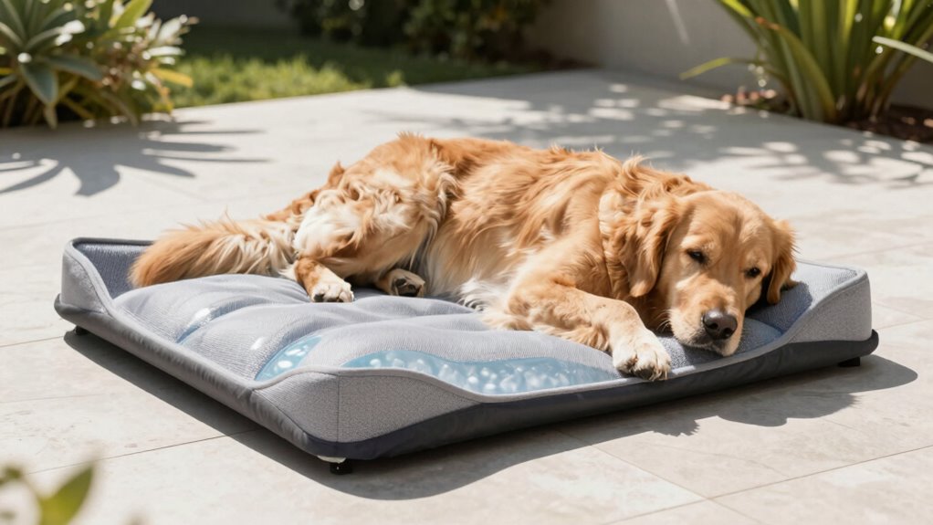 tragbares Kühlhundebett