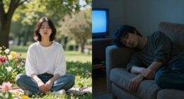 relaxing versus disconnecting