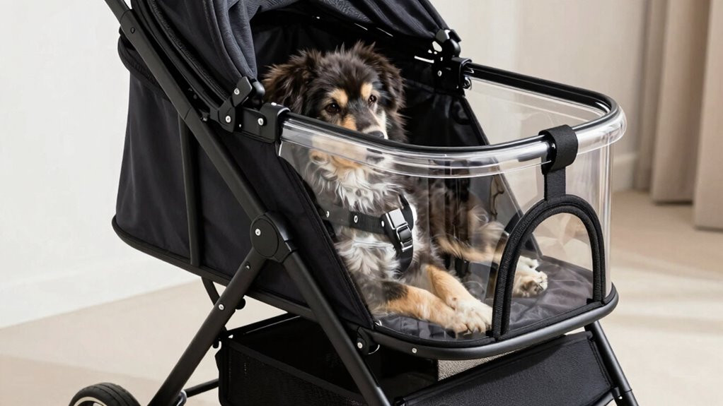 zuverlässiger Vier-Rad-Hundebuggy