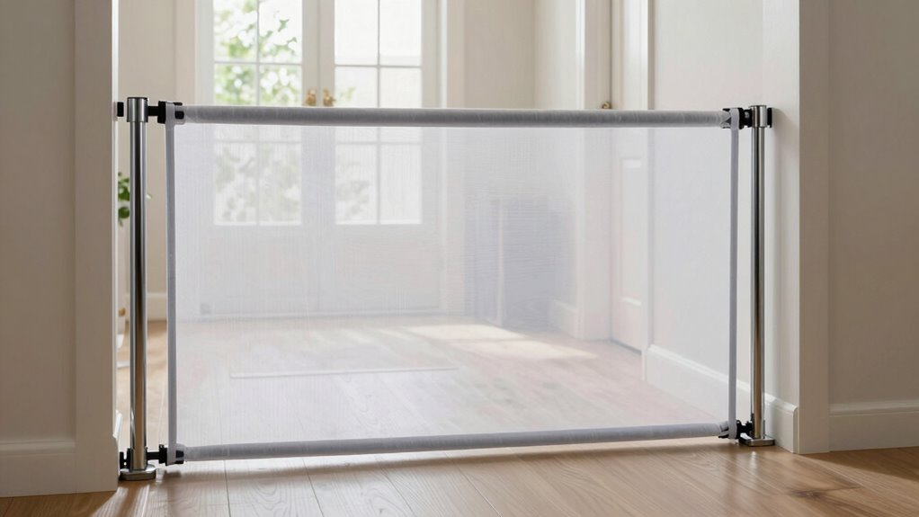 ausziehbare Türschutzgitter-Lösung