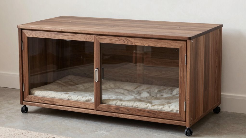 stilvolles mobiles Hundekäfig