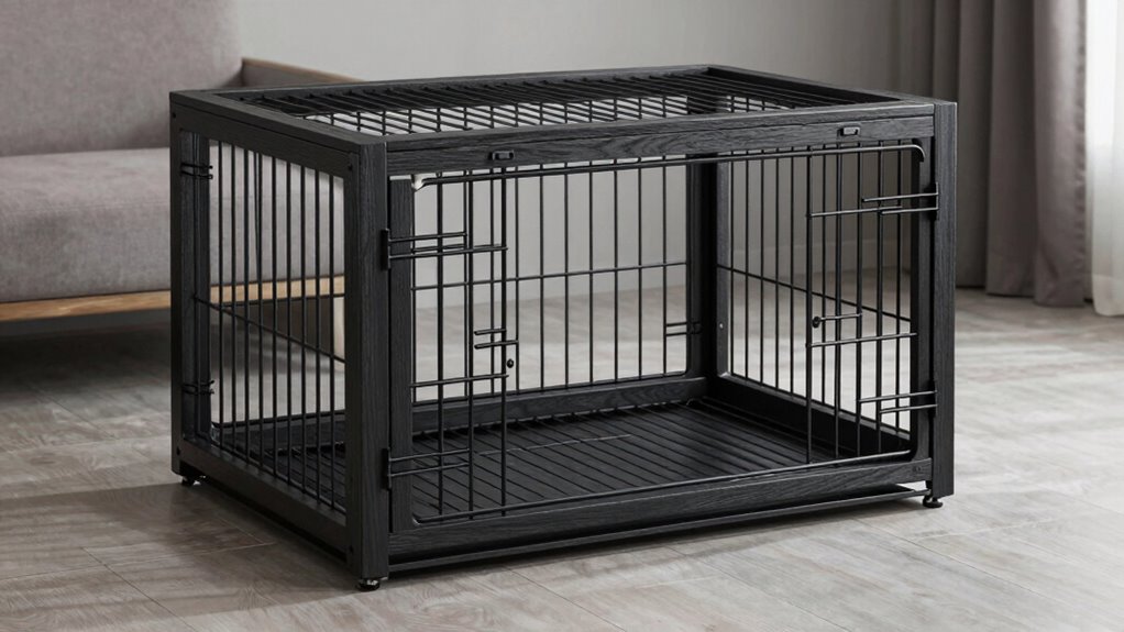 stilvoller sicherer Innen-Hundekäfig