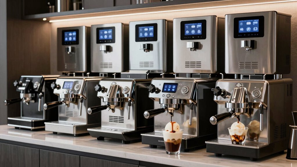 top built in coffee machines