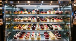 top dessert fridge lighting
