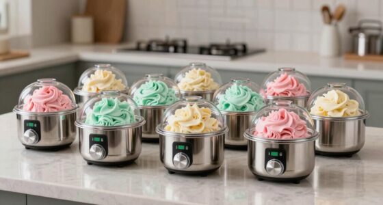top dual bowl ice cream makers