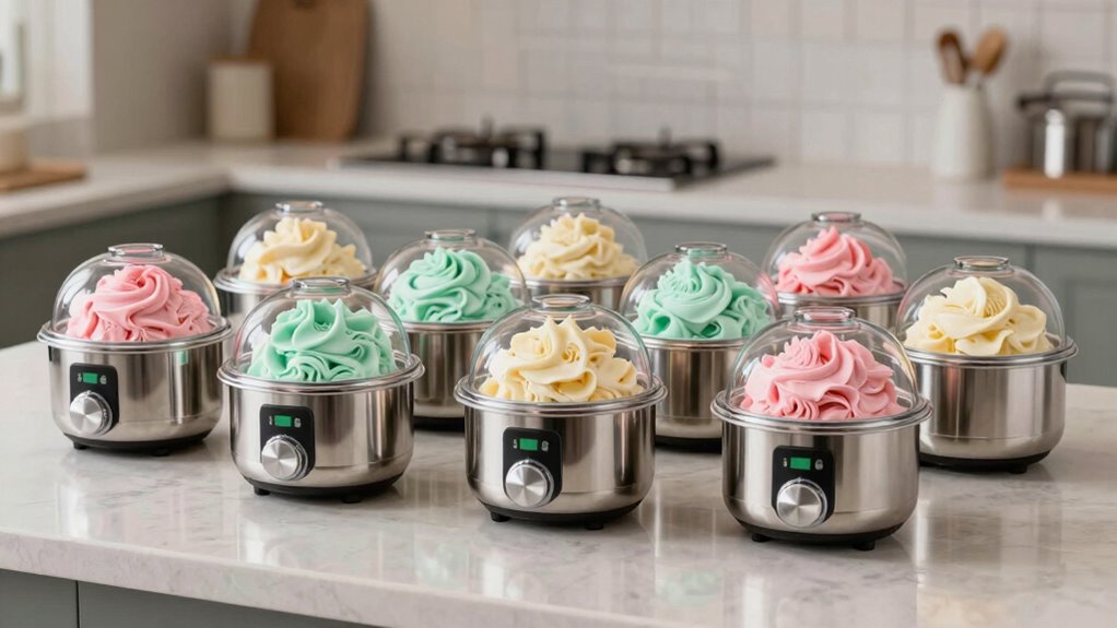 top dual bowl ice cream makers