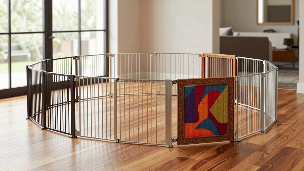 Top freistehende Hundegitter