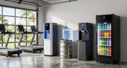 top garage gym hydration stations