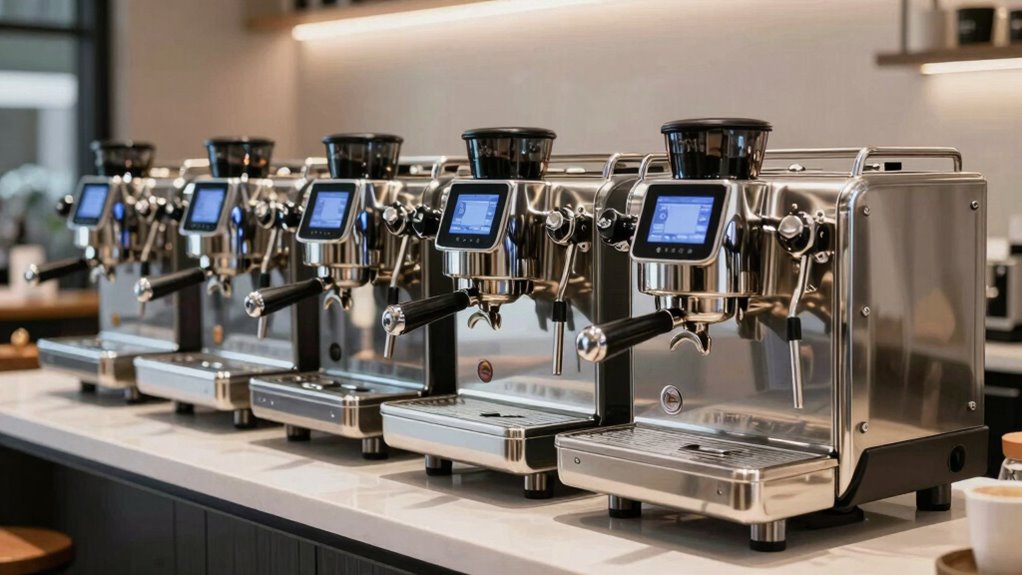 top heat exchange espresso machines