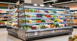 top refrigerated display cases