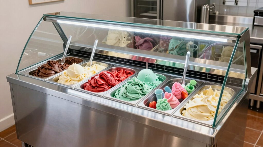 top small business ice cream cabinets