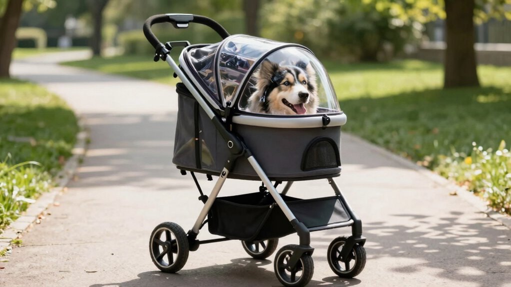Vielseitiger Haustierwagen mit verstellbaren Modi