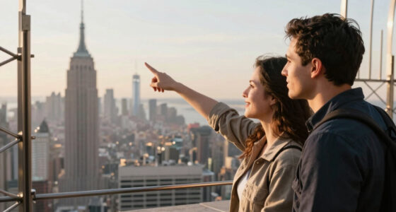 Couple On Empire State Building