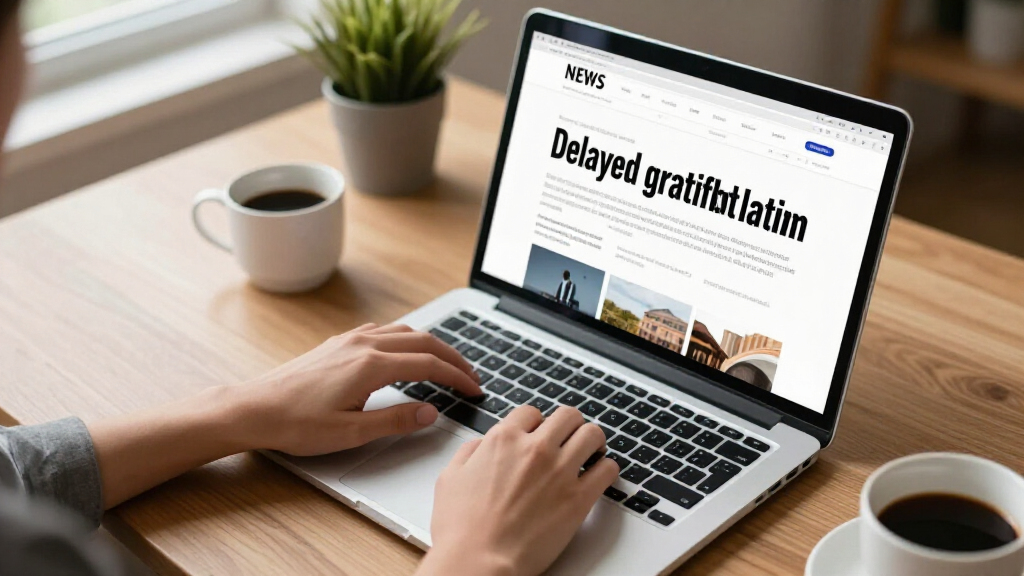 Delayed Gratification – Proud To Be 'Last To Breaking News'
