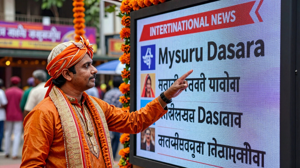 Mysuru Dasara Surges In Global Coverage